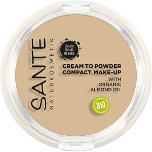 Sante Naturkosmetik Complexion Foundation & Powder Compact Make-Up No. 03 Cool Beige 9 G