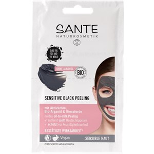 Sante Naturkosmetik - Masks - Sensitive Black Peeling