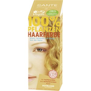Sante Naturkosmetik Coloration 100% Pflanzen-Haarfarbe-Pulver Pflanzenhaarfarbe Damen