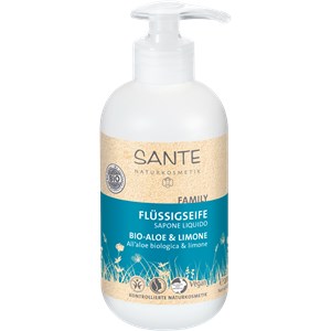Sante Naturkosmetik - Handpflege - Flüssigseife Bio-Aloe & Limone