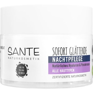Sante Naturkosmetik - Day- & Night care - Instant Smoothing Night Cream