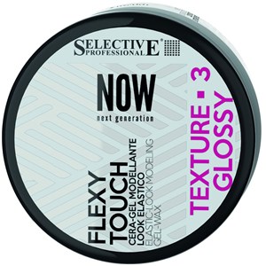Selective Professional Haarpflege NOW Next Generation Flexy Touch Elastic-Look Modeling Gel-Wax 100 Ml