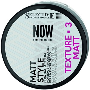Selective Professional - NOW Next Generation - Matt Style Soft-Hold Remodelling Wax