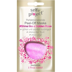 Selfie Project - Galaxy Masken - #Shine like a Golden Rose Perfektionierende Peel-Off Maske