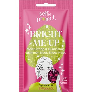 Selfie Project Masques Pour Le Visage Masques En Tissu Shimmer Sheet Mask Bright Me Up 1 Stk.