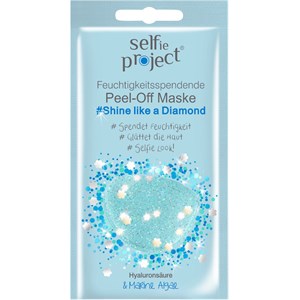 Selfie Project - Gesichtsmasken - #Shine Like A Diamond Feuchtigkeitsspendende Peel-Off Maske