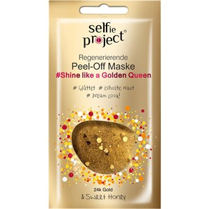 Selfie Project - Gesichtsmasken - #Shine Like A Golden Queen Regenerierende Peel-Off Maske