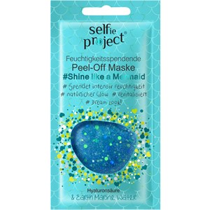 Selfie Project - Gesichtsmasken - #Shine Like A Mermaid Feuchtigkeitsspendende Peel-Off Maske