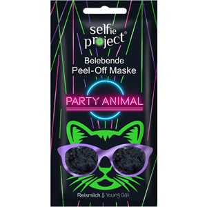 Selfie Project Gesichtsmasken Peel-Off Masken #Party Animal Belebende Peel-Off Maske 10 Ml
