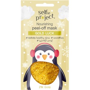 Selfie Project Gesichtsmasken Peel-Off Masken Nährende Maske #Gold Luck 12 Ml