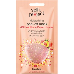 Selfie Project Peel-Off Masken #Shine Like Peach Lover Feuchtigkeitsmasken Damen