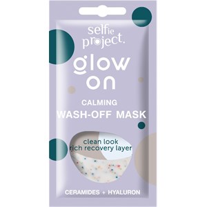Selfie Project Wash-Off Masken Glow On Calming Mask Feuchtigkeitsmasken Damen