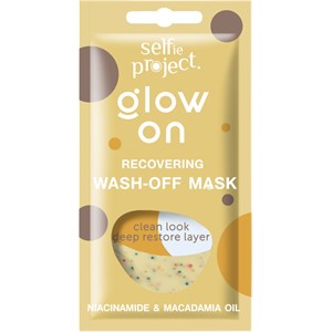 Selfie Project Gesichtsmasken Wash-Off Masken Glow On Recovering Mask 8 G