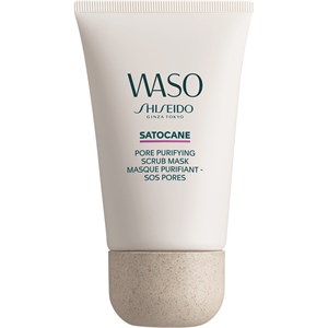 Shiseido WASO Satocane Pore Purifying Scrub Mask Gesichtspeeling Damen 80 Ml