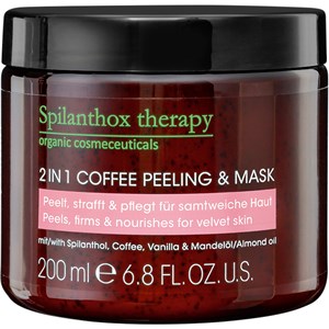 Spilanthox Gesichtspflege 2IN1 Coffee Peeling & Mask Feuchtigkeitsmasken Damen