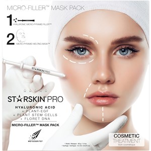 StarSkin Masks Visage Hyaluronic Acid Mask Set Micro-Filler Face: 1 Mask 40 G + 1 Syringe 0,5 Ml 1 Stk.