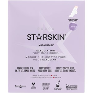 StarSkin Masks Hands & Feet Magic Hour Exfoliating Foot Mask Socks 1 paire 50 G