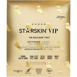 StarSkin Masks Hands & Feet VIP - The Gold Mask Softening Foot Mask Socks 1 paire 16 G