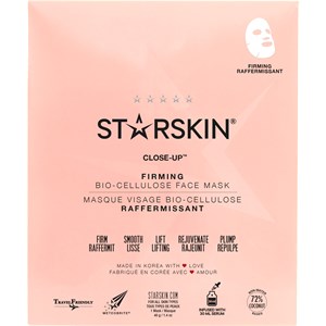 StarSkin Tuchmaske Firming Face Mask Bio-Cellulose Feuchtigkeitsmasken Damen