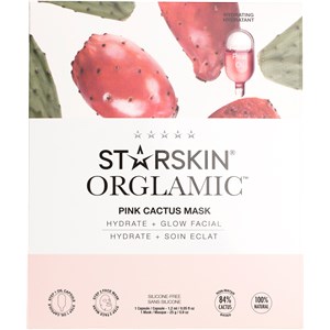 StarSkin Masken Tuchmaske Orglamic Face Mask Pink Cactus 1 Stk.