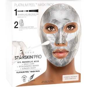 StarSkin - Cloth mask - Pro - Platinum Peel  Cadeauset Glow Mask