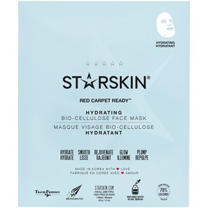 StarSkin Masks Cloth Mask Red Carpet Ready Hydrating Face Mask Bio-Cellulose 40 G