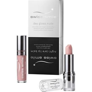 Image of Swiss Smile Pflege Lippenpflege Day Gloss & Night Care Set Day Gloss Nude 3,5 g + Night Care Lip Balm 3,5 g 1 Stk.