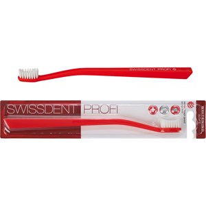 Swissdent Soin Brosses à Dents Soft Profi Whitening Brosse à Dents Rouge 1 Stk.