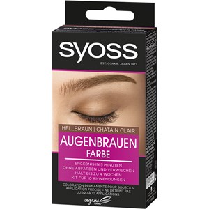 Syoss - Augenbrauen Color - 5-1 Hellbraun Stufe 3 Augenbrauen Kit