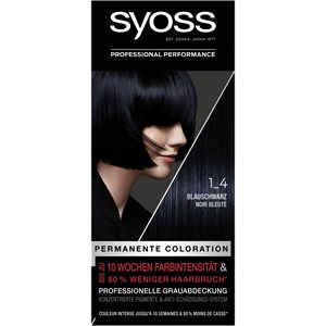 Syoss Colorationen Coloration 1_4 Blauschwarz Stufe 3 Coloration 115 Ml