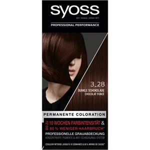 Syoss Colorationen Coloration 3_28 Dunkle Schokolade Stufe 3 Coloration 115 Ml