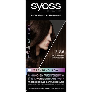 Syoss - Coloration - 3_86 Onyx Brown  Trending Now Colouration