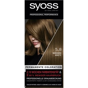 Syoss Colorationen Coloration 5_8 Haselnuss Stufe 3 Coloration 115 Ml
