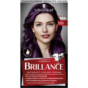 Brillance Haarpflege Coloration 888 Dunkle Kirsche Stufe 3 Intensiv-Color-Creme 160 Ml