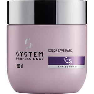 System Professional Lipid Code Color Save Mask C3 Haarkur Gefärbtes Haar Damen 200 Ml