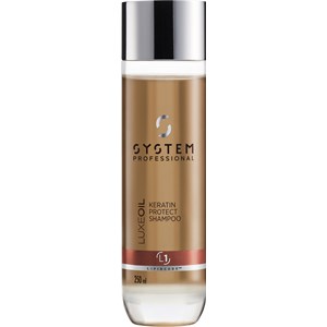 System Professional Lipid Code Luxe Oil Keratin Protect Shampoo L1 Repair-Shampoo Damen 250 Ml