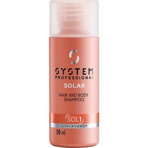 System Professional Lipid Code Solar Hair & Body Shampoo SOL1 Repair-Shampoo Damen 100 Ml