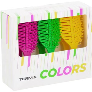 TERMIX Entwirrungsbürsten Color Detangling Hair Brush 6er-Pack Flach- Und Paddelbürsten Unisex