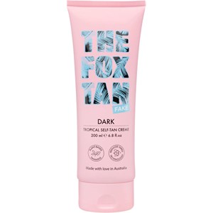 THE FOX TAN Self-Tan Dark Tropical Creme Selbstbräuner Damen 200 Ml