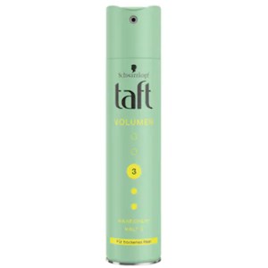 Taft Hair Styling Hairspray Volume Laque Pour Cheveux Secs (Tenue 3) 250 Ml