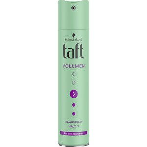 Taft Hair Styling Hairspray Laque Volumisante Pour Tous Types De Cheveux (Tenue 3) 250 Ml