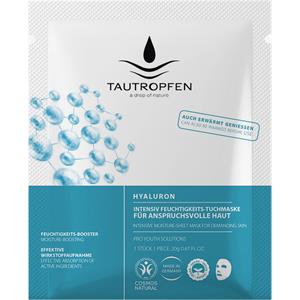 Tautropfen - Hyaluron Pro Youth Solutions - Máscara de tecido de hidratação intensiva