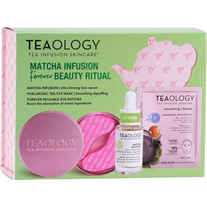 Teaology Pflege Gesichtspflege Geschenkset Matcha Infusion Serum 15 Ml + 1x Hyaluronic Tea Eye Mask + 1x Reusable Eye Patches 1 Stk.