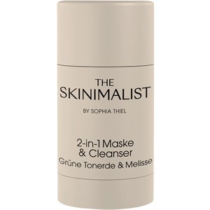 The Skinimalist Pflege Gesicht Grüne Tonerde & Melisse 2-in-1 Maske & Cleanser 30 G