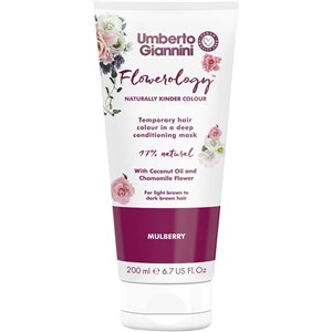 Umberto Giannini Collection Flowerology Temporary Colour Mask Mulberry 200 Ml