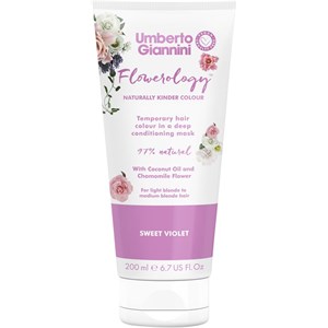 Umberto Giannini Collection Flowerology Temporary Colour Mask Sweet Violet 200 Ml