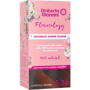 Umberto Giannini - Flowerology - Vegan Permanent Colour Chestnut Brown 5.34