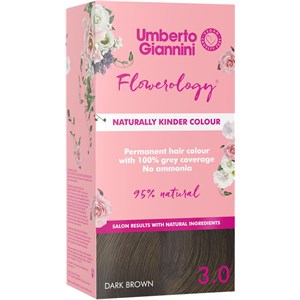 Umberto Giannini Flowerology Vegan Permanent Colour Dark Brown 3.0 Haartönung Unisex