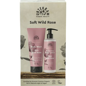Urtekram Soin Soft Wild Rose Coffret Cadeau Body Wash 200 Ml + Moisturizing Body Lotion 245 Ml 1 Stk.