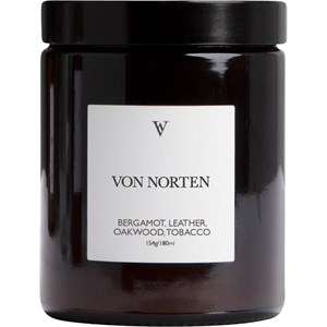 Von Norten - Duftkerzen - Bergamot, Oakwood, Leather & Tobacco Candle